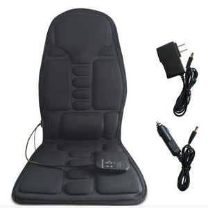 Car Home Office Full-Body Massage Cushion.Heat 7 motors Vibrate Mattress.Back Neck Massage Chair Massage Relaxation Car Seat 12V