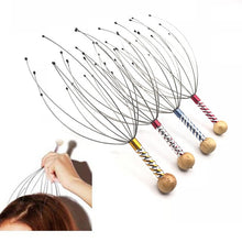 Charger l&#39;image dans la galerie, 1Pcs Head Massager Neck Massage Octopus Scalp Stress Relax Spa Healing Alloy Health Care Tool Body Head Massage Beauty Tool