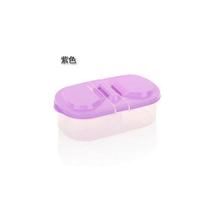 1 PCS Healthy Plastic Food Container Portable Lunch Box Capacity Camping Picnic Food Fruit Container Storage Box