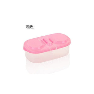 1 PCS Healthy Plastic Food Container Portable Lunch Box Capacity Camping Picnic Food Fruit Container Storage Box