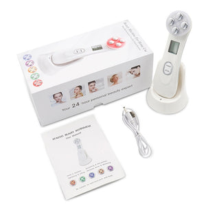 Electroporation Mesotherapy LED Photon Light Therapy RF EMS Skin Rejuvenation Face Lifting Tighten Massage Beauty Machine