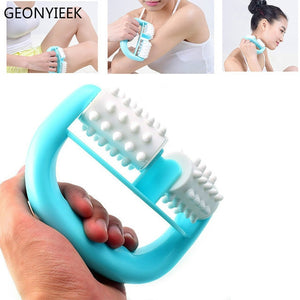 Roller Ball Body Massage Glove Anti-Cellulite Muscle Pain Relief Relax Massager For Neck Back Shoulder Buttocks Face Lift Tools