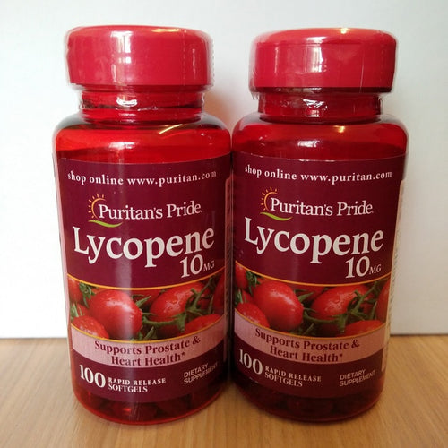 Free Shipping 2 bottle Lycopene 10 mg supports prostate & heart health 100 pcs