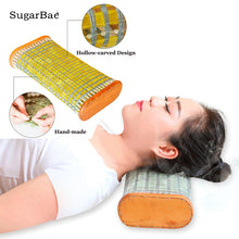 Charger l&#39;image dans la galerie, Natural jade pillow summer cool pillow cervical memory help sleep hollow health jade cushion