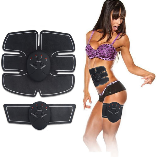 Muscle Stimulator TENS Slimming Full Body Massager  Body Sculptor Trainer Butterfly ab Gymnic Belt Massager Pad