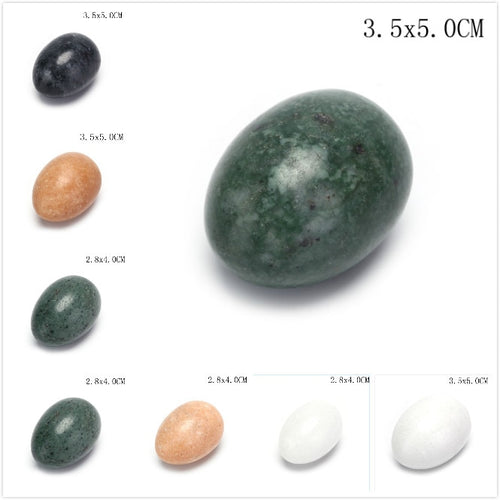 natural Nephrite jade Drilled Yoni Eggs Pelvic Muscle Exercise Tightening Balls For Pregnant Women Health Care