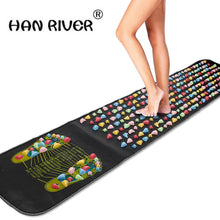 Charger l&#39;image dans la galerie, HANRIVER Home comfortable foot massager massage cushion gravel road massage mat mat