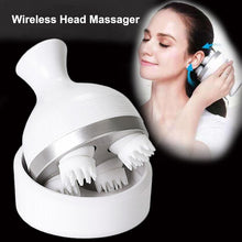 Charger l&#39;image dans la galerie, Waterproof Electric Head Massage Wireless Scalp Massager Prevent Hair Loss Body Deep Tissue Kneading Vibrating Health Care New