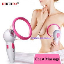 Charger l&#39;image dans la galerie, Electric Breast Massager Enhancement Enlargement Chest Massage Infrared Heating Therapy Vacuum Pump Cup Breast Massager Tool