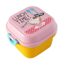 Charger l&#39;image dans la galerie, Cartoon Healthy Plastic Lunch Box Microwave Oven Lunch Bento Boxes Food Container Dinnerware Kid Childen Lunchbox