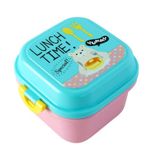 Charger l&#39;image dans la galerie, Cartoon Healthy Plastic Lunch Box Microwave Oven Lunch Bento Boxes Food Container Dinnerware Kid Childen Lunchbox